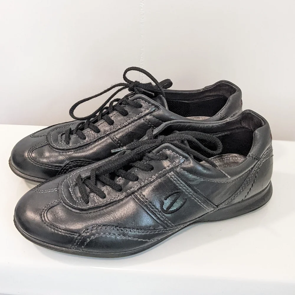 Leather sneakers by Ecco
